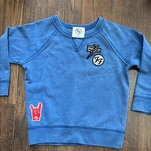 Foo Fighters Toddler Sweatshirt with patches